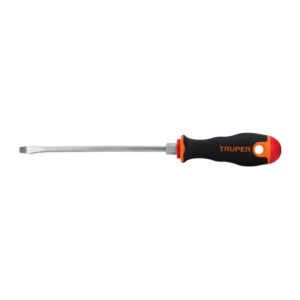 Desarmador plano 3/16" x 6" mango comfort grip, 100832, DR-3/16X6B, Truper