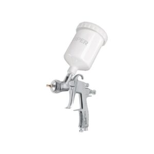 Pistola p/pintar gravedad LVLP vaso plástico, 1.7 mm, 101091, PIPI-451, Truper