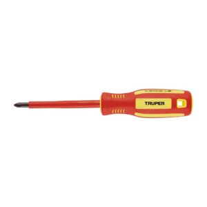 Destornillador cruz 1/4" x 4" dieléctrico 1000V, 102241, DP-1/4X4D, Truper