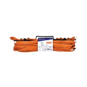 Extensión Eléctrica de Uso Rudo (30 metros) 2x16 AWG 13A, 48051, ER-30X16, Voltech