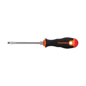 Desarmador plano 3/16" x 4" mango comfort grip, 13992, DR-3/16X4B, Truper
