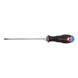 Desarmador de cruz 3/16" x 6" mango comfort grip, 14067, DP-3/16X6B, Truper