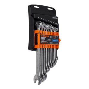 Juego de 11 llavescombinadas milimétricas granalladas mm, 15779, JC-11M-E, Truper