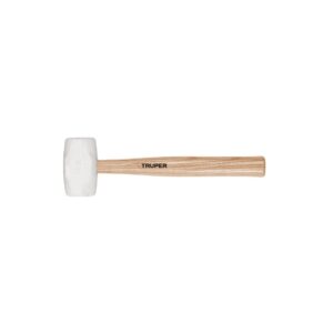 Martillo- Mazo De Goma 160oz Cabeza Blanca, Mango De Madera , 16931/MH-16