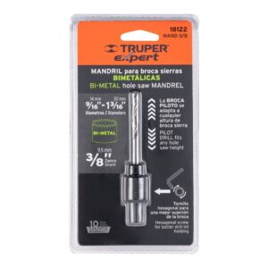 Guía para sierra de copa 3/8" borde segmentado, 18122, MAND-3/8, Truper