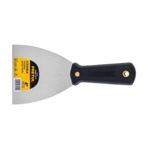 Espátula flexible 4" con mango de plástico, 21517, E-4F, Pretul