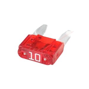 Mini fusible automotriz tipo uña extra zinc 10A, 8KV 611 685-001, Kavto