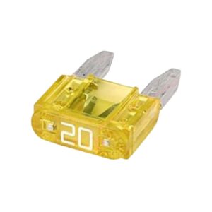 Mini fusible automotriz tipo uña extra zinc 20A, 8KV 611 685-003, Kavto