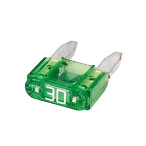 Mini fusible automotriz tipo uña extra zinc 30A, 8KV 611 685-005, Kavto