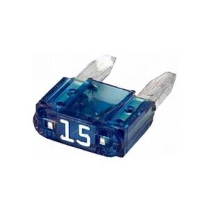 Mini fusible automotriz tipo uña extra zinc 15A, 8KV 611 685-002, Kavto