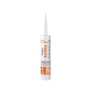 Silicona Sellador Acrílico Blanco 280ml, 18570, SACRI-100B