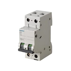 Interruptor termomagnético 2P 16A 220/440VAC 6kA Siemens 5SL6216-7MB
