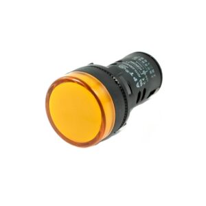 Luz piloto led amarillo 22mm 110VAC/DC, AD16-22D, CNC