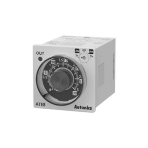 Temporizador analógico con retardo a la conexión 8 pines, 100-240VCA~50/60HZ, 24-240VCC, ATE8-43