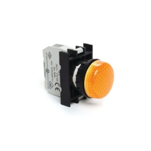 Luz piloto amarillo 12-30V AC/DC 22mm, B080XS, Emas