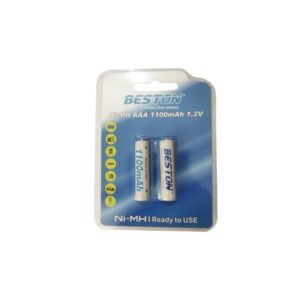 Pilas recargables AAA 1100MMAH (2 unidades), BST-NH-AAA1100BP2, Beston