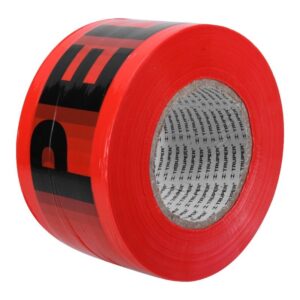 Cinta delimitadora rojo "Peligro" x rollo 305m, 12585/CIDE-302, Truper