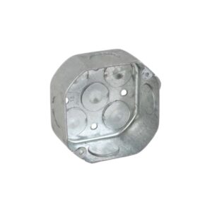 Caja de pase octogonal metálica 0.8mm 1/2, KPL
