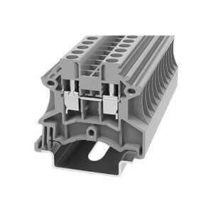 Bornera De Conexion 4mm Riel Din Color Gris Mod2, DEG.DC4