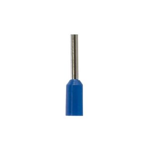 Terminal tipo tubular simple aislado 2.5mm2 azul x 100und, E2508, Atlantic