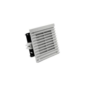 Ventilador con rejilla filtro para tablero 106x106mm RAL7035, FJK6620PB230, Fan Jason