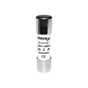 Fusible Cerámico 10x38mm, 500v-100ka Curva Gg (25 A)