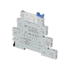 Relé Completo Tipo Borne 6mm, 24v Ac/Dc, 1na/Nc, HF.41F-1Z-C2-1/24-ZS