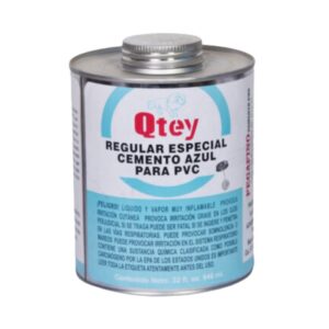 Pegamento azul para tubo PVC 1/16", Qtey