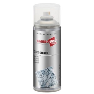 Spray galvanizado en frío 98% zinc claro – semi brillante 400ml (Galvanox), Z350, Ambrosol