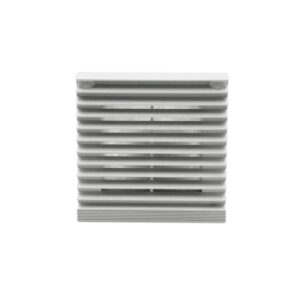 Rejilla para ventilador con filtro RAL7035 106x106mm, JK6620, Fan Jason