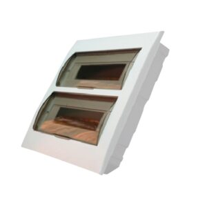 Tablero para empotrar PVC 24 polos riel din, KBA-071 A, KBA