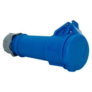 Tomacorriente industrial aéreo 16A 6H 200-250V 2P+T IP44, 510, Mennekes