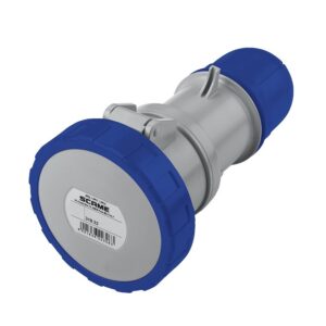 Tomacorriente industrial aéreo 3x32A+T, 250V IP67 9H optima, 318.3244, Scame