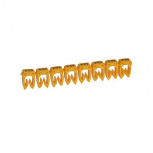 Marcador para Cable 14-12AWG (2.5-4mm) rollo x 1000 und letras, EC-1-E
