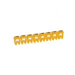 Marcador para Cable 14-12AWG (2.5-4mm) rollo x 1000 und letras, EC-1-F