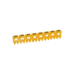 Marcador para Cable 14-12AWG (2.5-4mm) rollo x 1000 und letras, EC-1-G