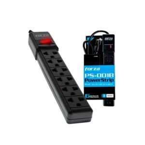 Supresor de Picos 6 Tomas 220VAC 2200W, PS-001B