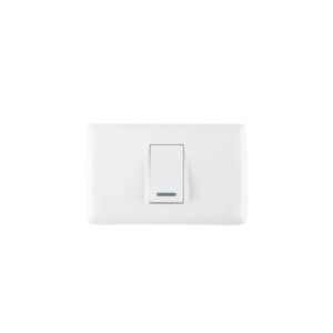 Interruptor Simple 3 Vias Blanco 250v 16a Placa Blanco, LP1612S