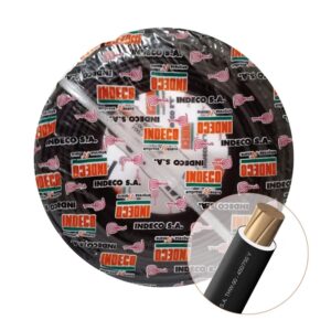Conductor Eléctrico Unipolar Thw-90- 6awg,750v Negro Indeco, 10000374, Indeco