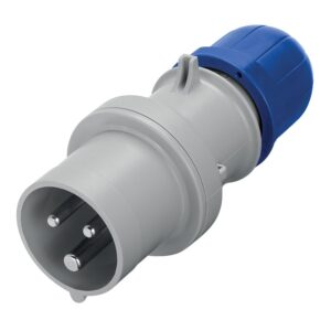Enchufe industrial aéreo 2x16A+T, 250V IP44 9H optima, 213.1633, Scame