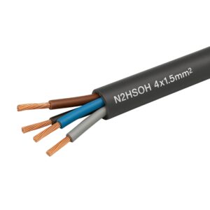 Cable de Control apantallado 4x1.5mm2 0.6/1kv, N2XSOH-C, Indeco