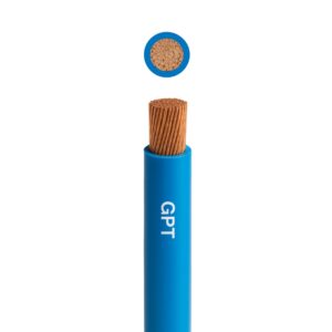 Conductor eléctrico unipolar GPT-3 14AWG, 600V c/azul, Celsa