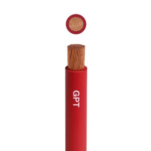 Conductor eléctrico unipolar GPT-3 16AWG, 300V c/rojo, Celsa