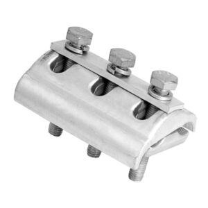 Conector de aluminio 3 Pernos Grande AL/AL - 25mm2 a 240mm2, CA-P3-25240