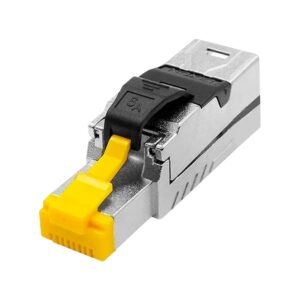 Conector RJ-45 Cat6A blindado armazón de zinc P/N, 6A-FP-C6A-FS, Dixon