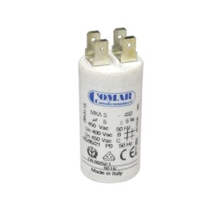 Condensador cerámico para motor, capacitor de arranque; 4uf, MKA 4-450V, Comar