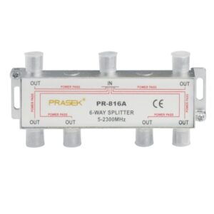 Spliter 6 vías, PR-816A, Prasek