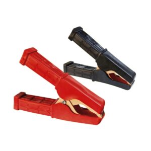 Pinza de cocodrilo negro/rojo 100A, NB-390BRC, Westor