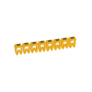 Marcador para Cable 14-12AWG (2.5-4mm) rollo x 1000 und letras, EC-1-M