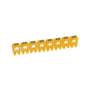 Marcador para Cable 14-12AWG (2.5-4mm) rollo x 1000 und letras, EC-1-O